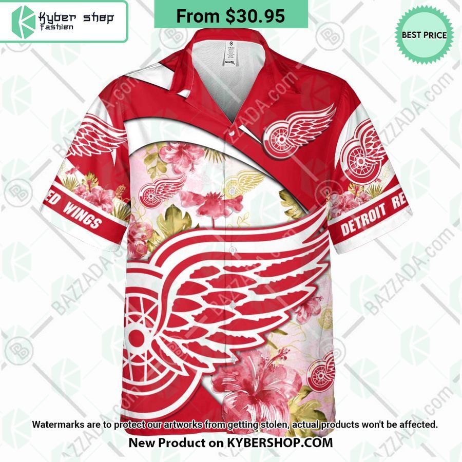 Detroit Red Wings custom personalized Hawaiian Shirt