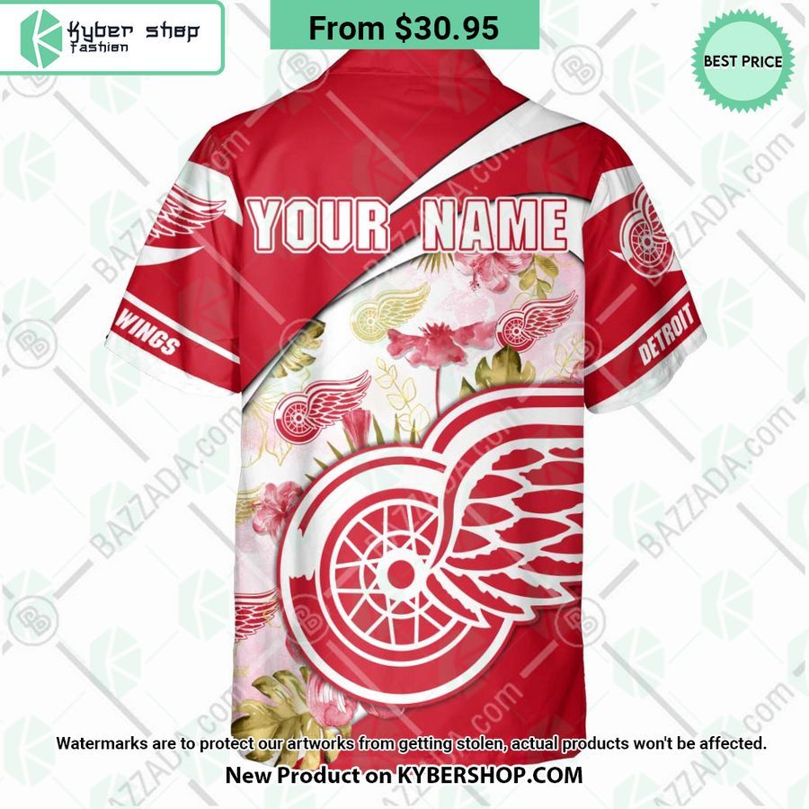 Detroit Red Wings custom personalized Hawaiian Shirt