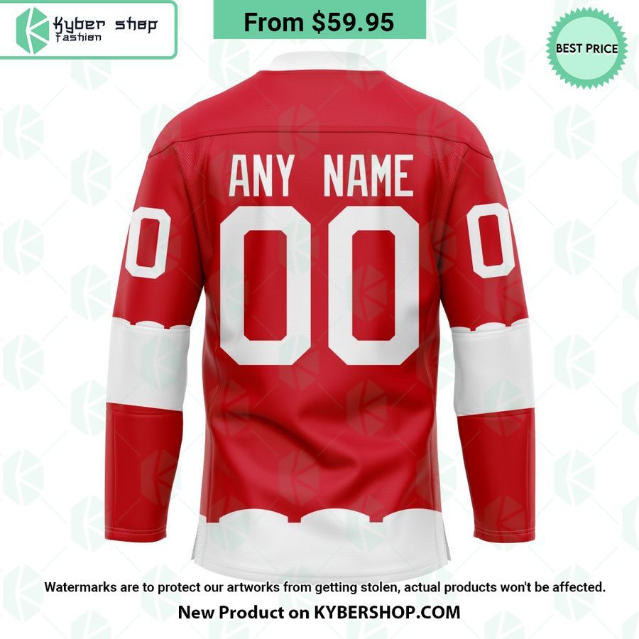 Detroit Red Wings Heritage Concepts team logo Hockey Jersey