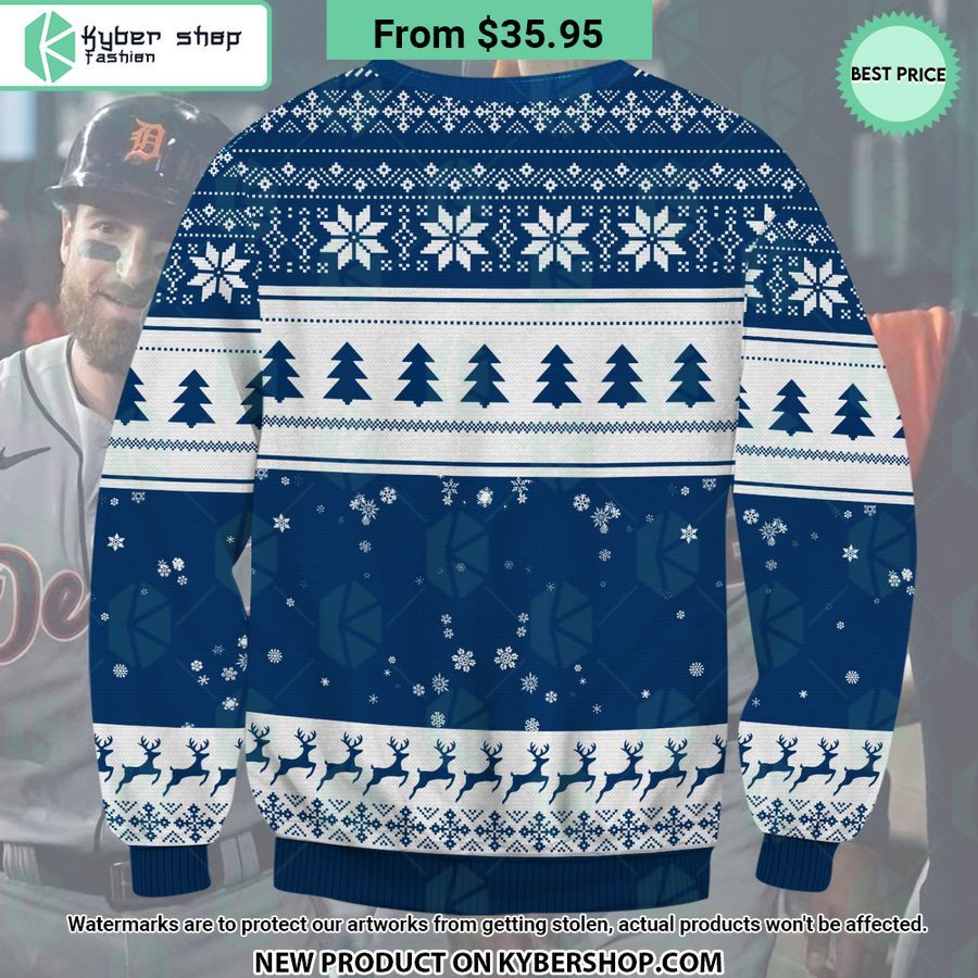 Detroit Tigers Grinch Christmas Sweater