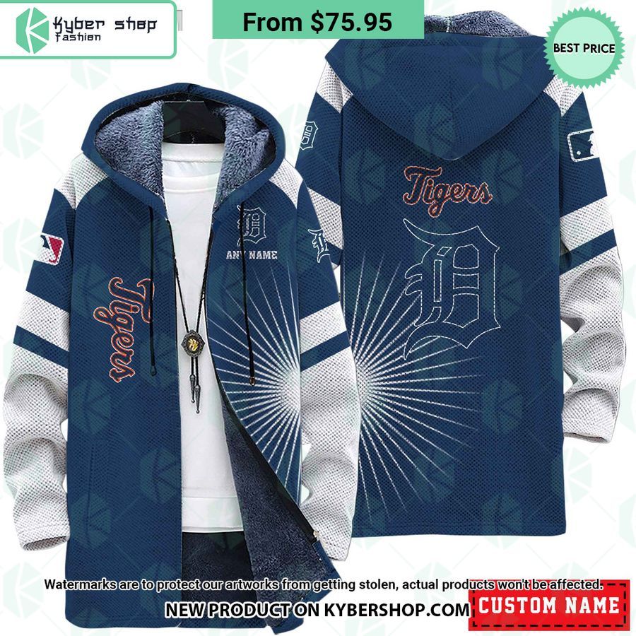 Detroit Tigers MLB CUSTOM Fleece Windbreaker Jacket
