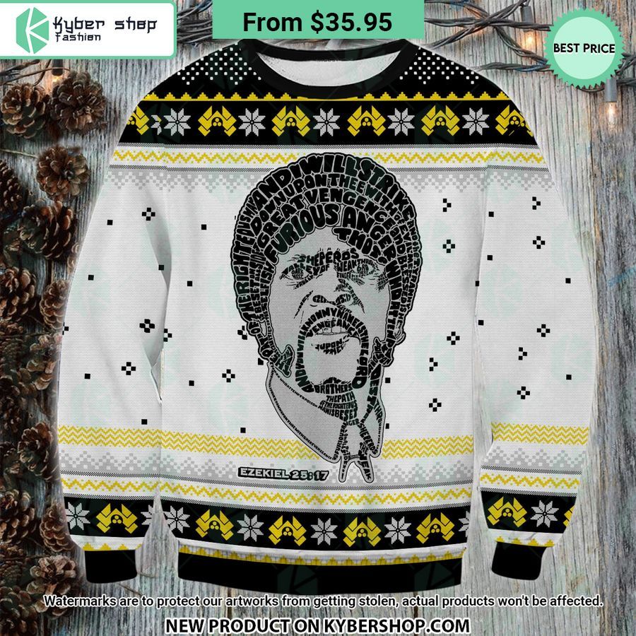 Die Hard Ezekiel 25 17 Christmas Sweater