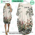 Dior Flower Batwing Pocket Dress