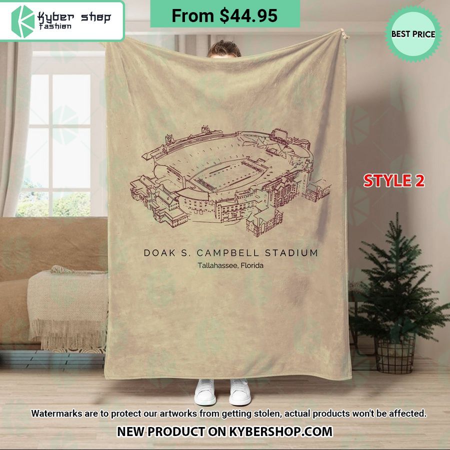 Doak Campbell Stadium Florida State Seminoles Blanket