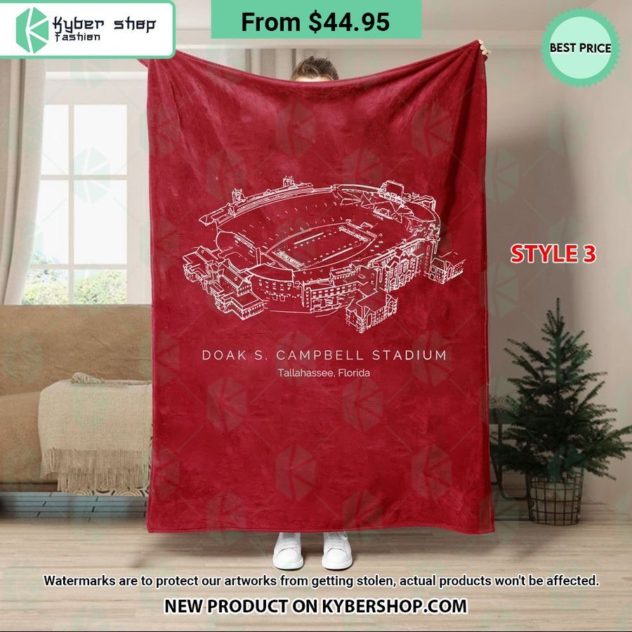 Doak Campbell Stadium Florida State Seminoles Blanket