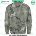 Doberman Pinscher Camo Sweatshirt