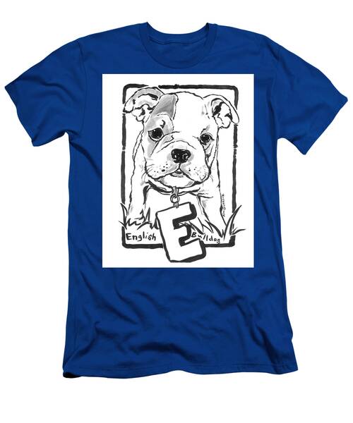 Dog Drawing English Bulldog T-Shirt