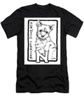 Dog Drawing Norwich Terrier And Black And White Letter N T-Shirt