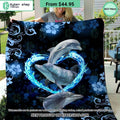 Dolphin Fleece Blanket