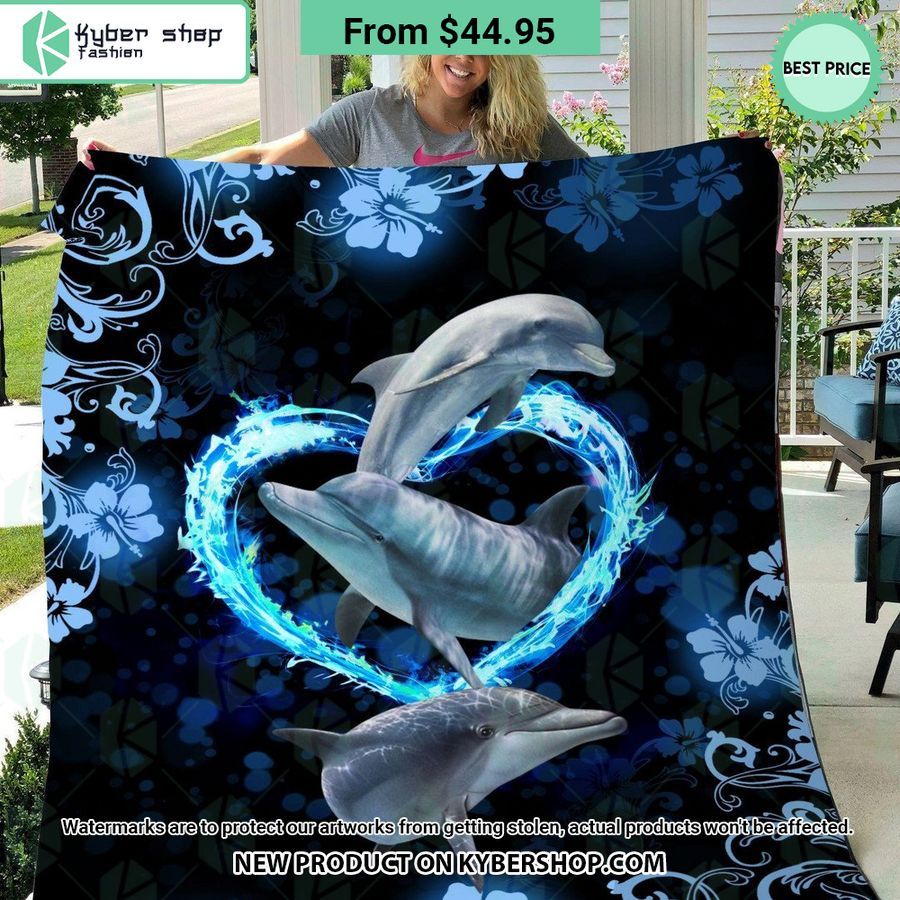 Dolphin Fleece Blanket