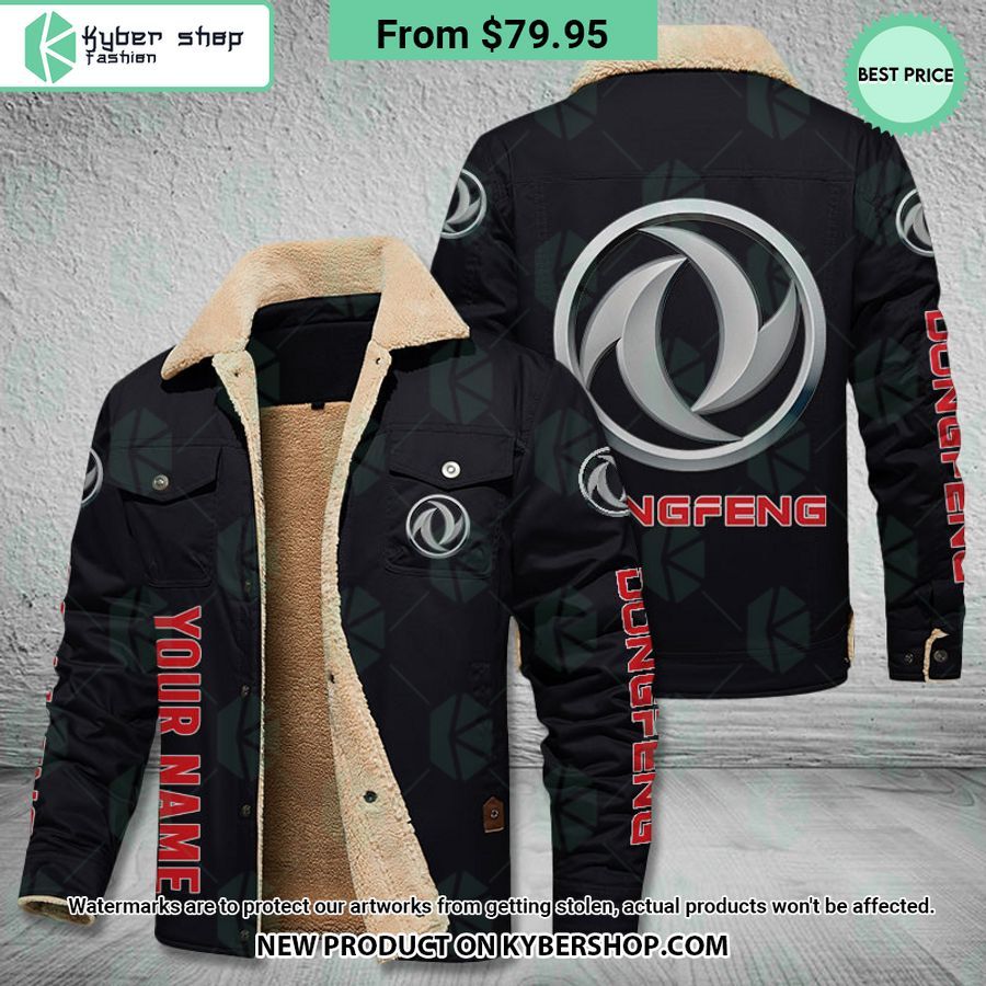 Dongfeng Fleece Leather Jacket