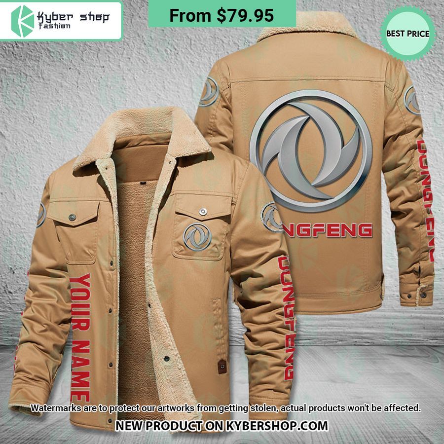 Dongfeng Fleece Leather Jacket