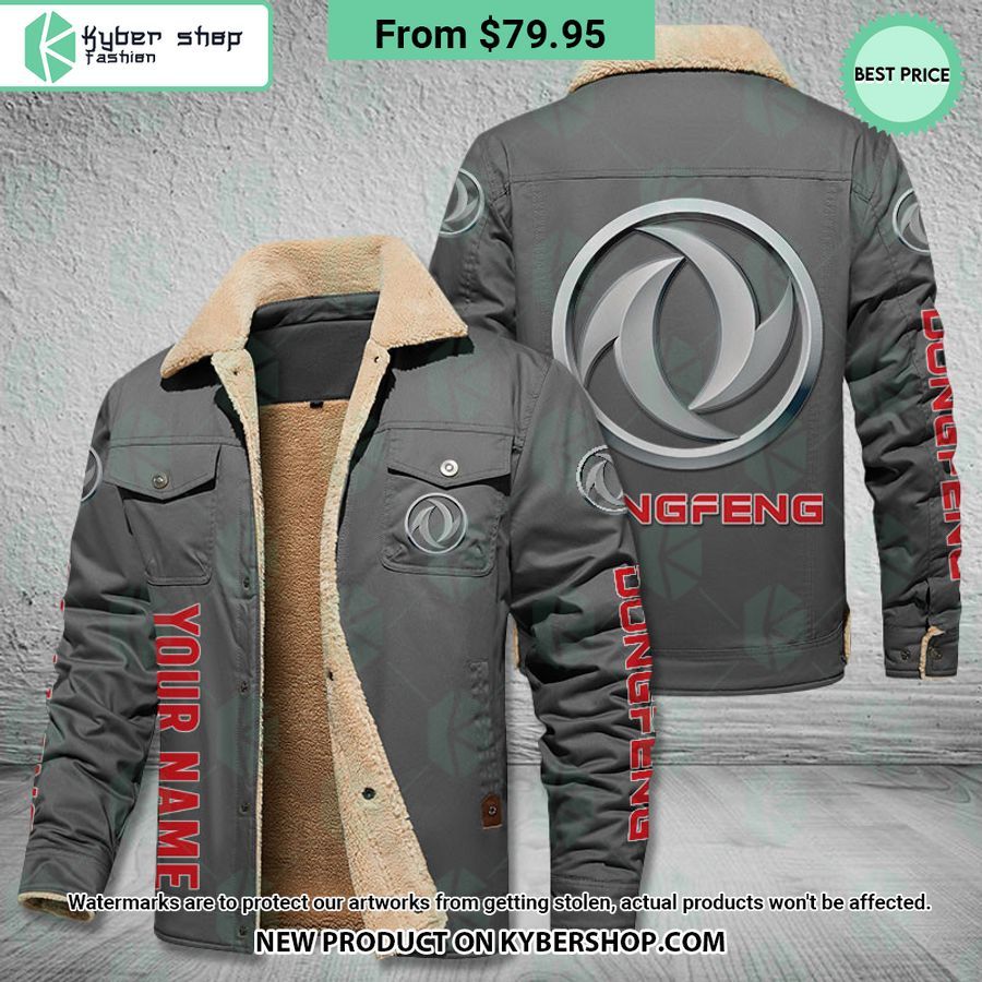 Dongfeng Fleece Leather Jacket