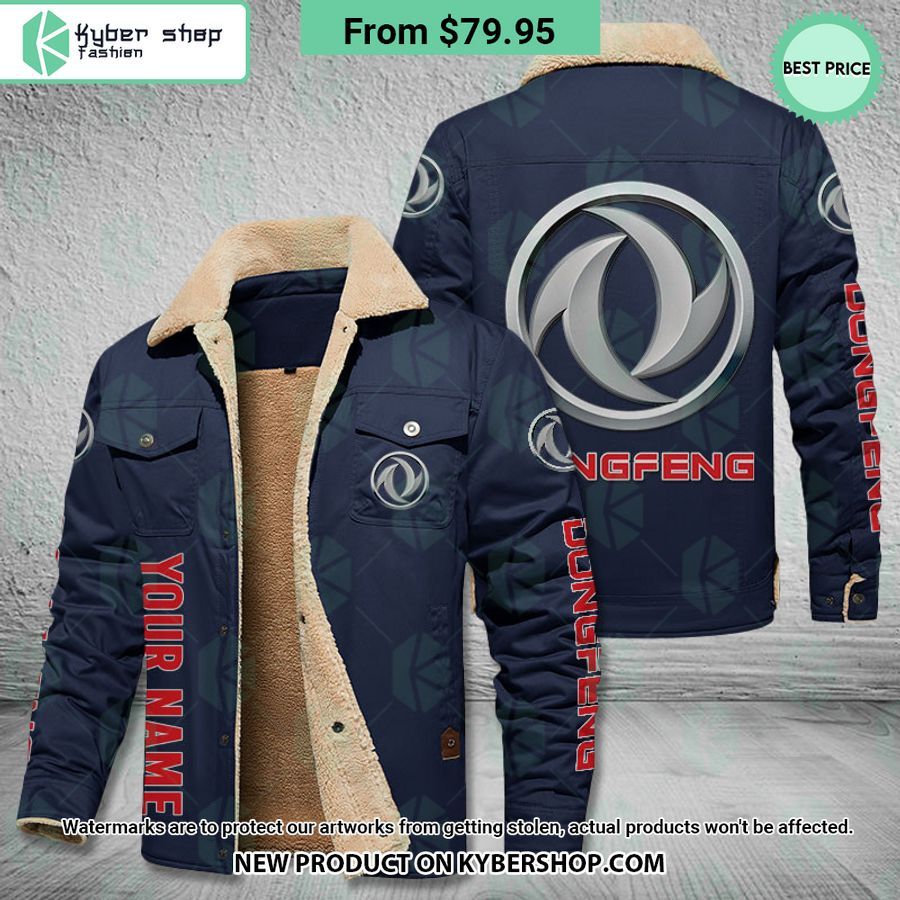 Dongfeng Fleece Leather Jacket