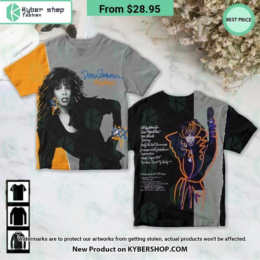 Donna Summer All Systems Go Album Shirt
