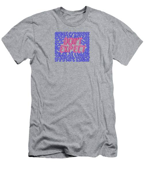 Vibrant Geometric Message T-Shirt