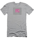 Text Art with Geometric Background T-Shirt