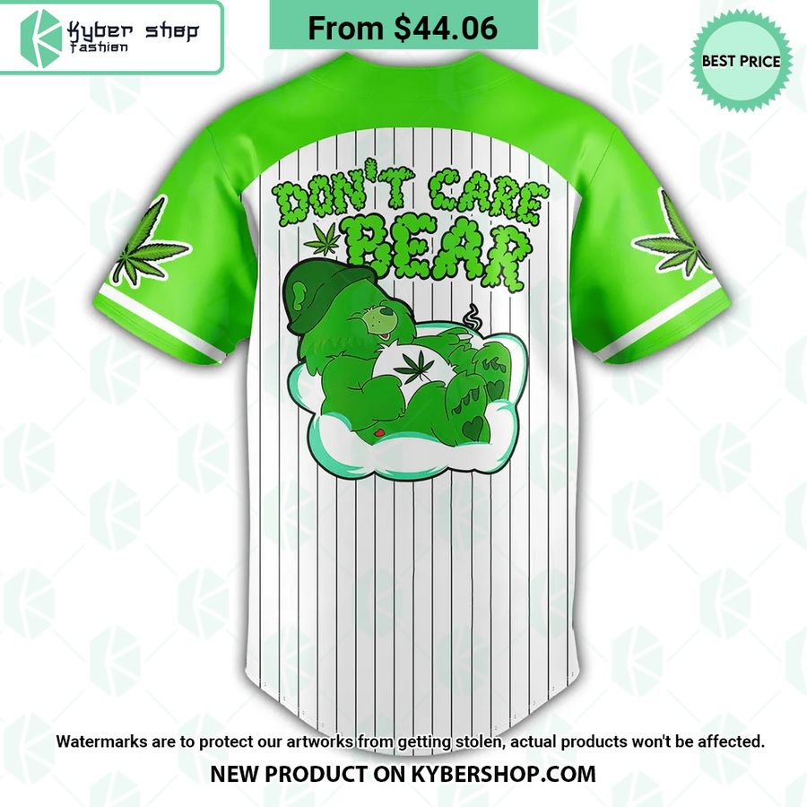 Don’T Care Bear Baseball Jersey