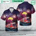 Douglasville Georgia Douglas County Fire Department 4th Of July Hawaiian Shirt