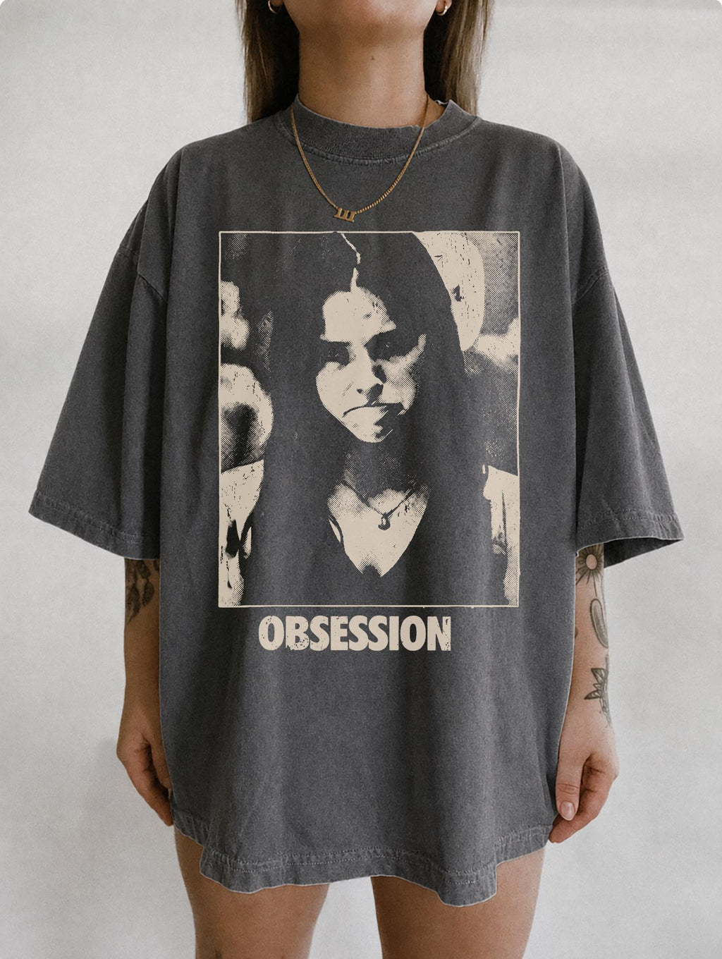 Vintage Obsession Frowning Nikki Gothic Horror Tee Unisex T-shirt, Sweatshirt, Hoodie (2)