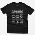 Airplane Lover Things Spare Time Aviation Unisex T-shirt, Sweatshirt, Hoodie (1)