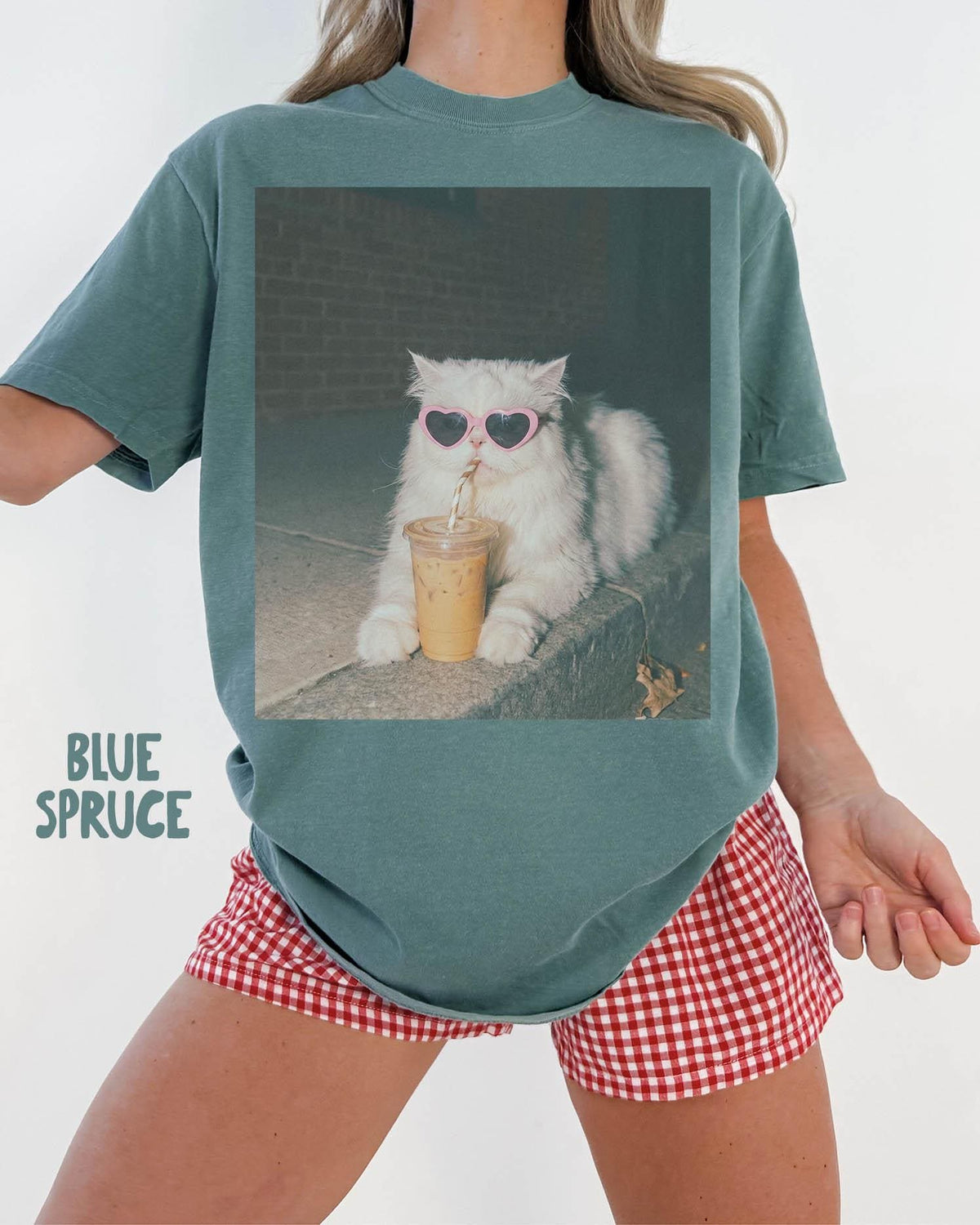 Persian Cat Comfort Colors Iced Coffee Cat Mom Mothers Day Cat Mama Tee Pet (3)