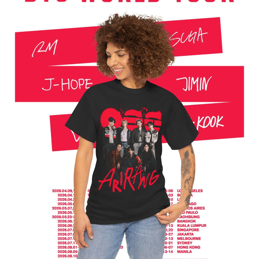 Bangtan Members Arirang Magazine Heavy Tee Bangtan Kpop Concert World Tour Merch 2026 (3)