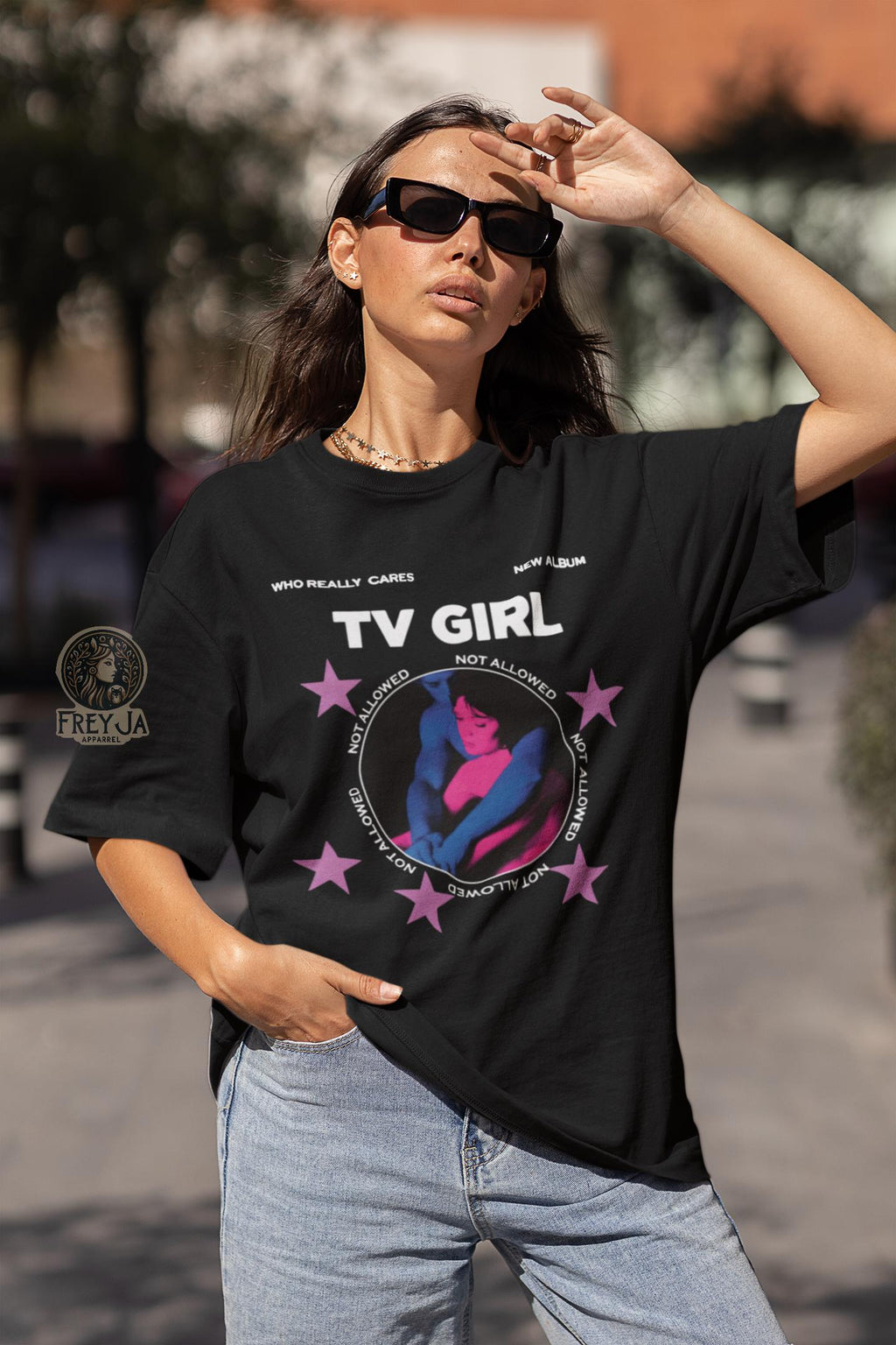 Tv Girl Indie Music Band Merch Really Cares Album Tee French Exit Tv Girl Fans (4)