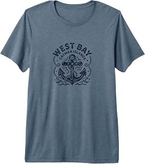 West Bay Cayman Islands Anchor Rope Nautical Tri-Blend Unisex T-shirt, Sweatshirt, Hoodie (1)