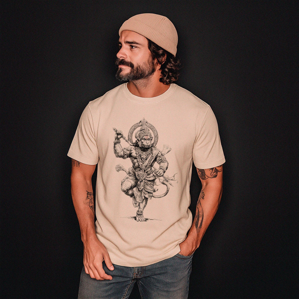Hanuman Hindu Deity Monkey King Tee Spiritual Yoga Sun Wukong Warrior God (4)