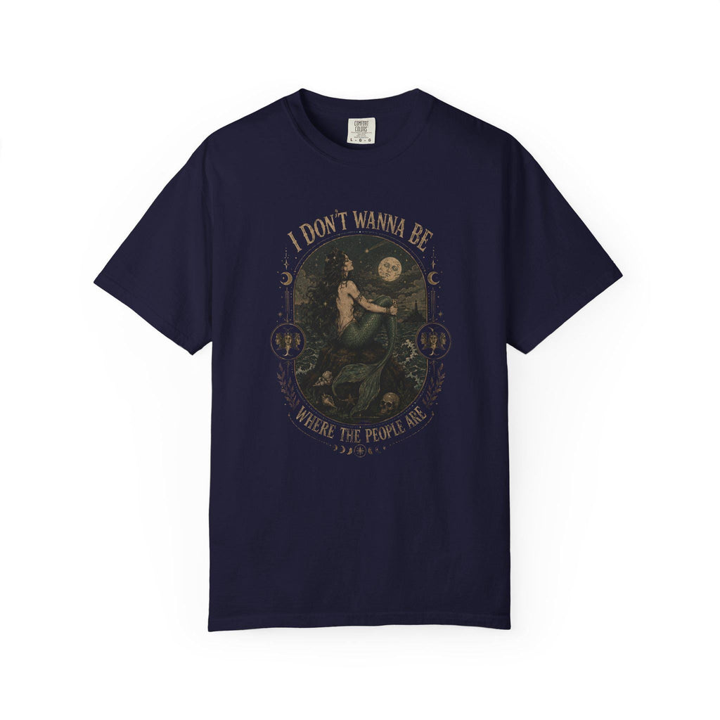 Siren Don'T Wanna Where People Antisocial Mermaid Vintage Mermaid Mystical Dark Fantasy Coastal Gothic (4)