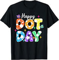 Happy Dot Day Colorful Polka Dot Dotted Teacher Girl Unisex T-shirt, Sweatshirt, Hoodie (1)