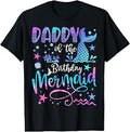 Daddy Birthday Mermaid Matching 1st Birthday Girl Unisex T-shirt, Sweatshirt, Hoodie (1)
