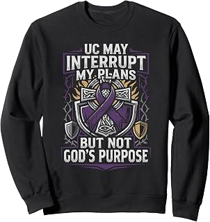 Ulcerative Colitis Awareness Christian Jesus Christ Unisex T-shirt, Sweatshirt, Hoodie (1)