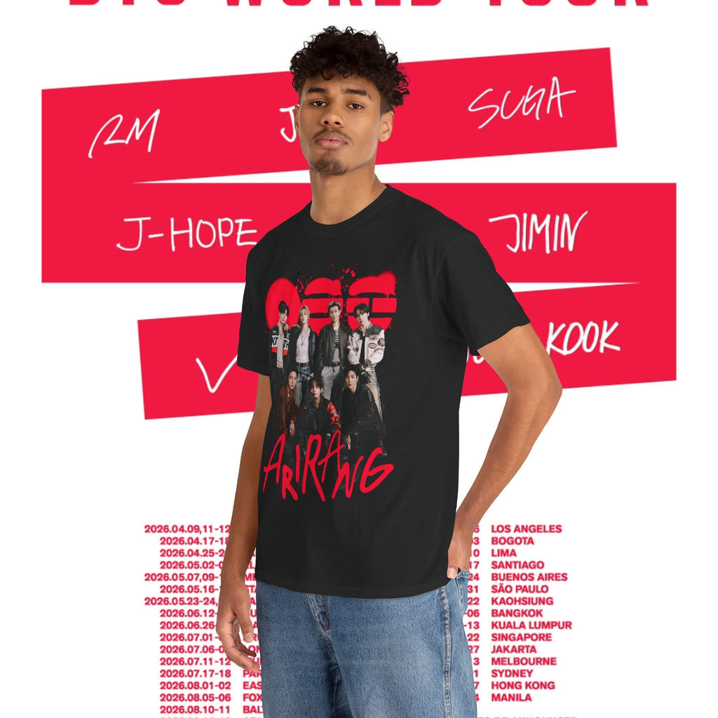 Bangtan Members Arirang Magazine Heavy Tee Bangtan Kpop Concert World Tour Merch 2026 (4)