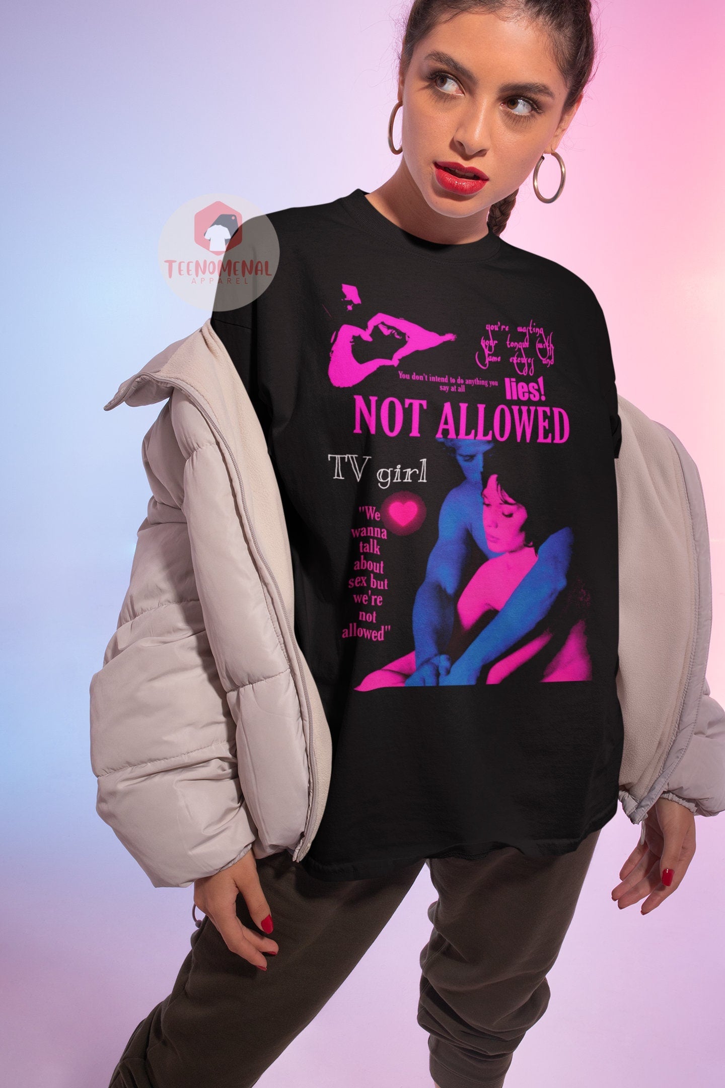 Tv Girl French Exit Album Tee Pop Music Band Merch Lovers Rock Printed Art (2)