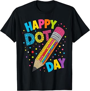 Happy Dot Day Colorful Pencil Polka Dot Teacher Students (1)
