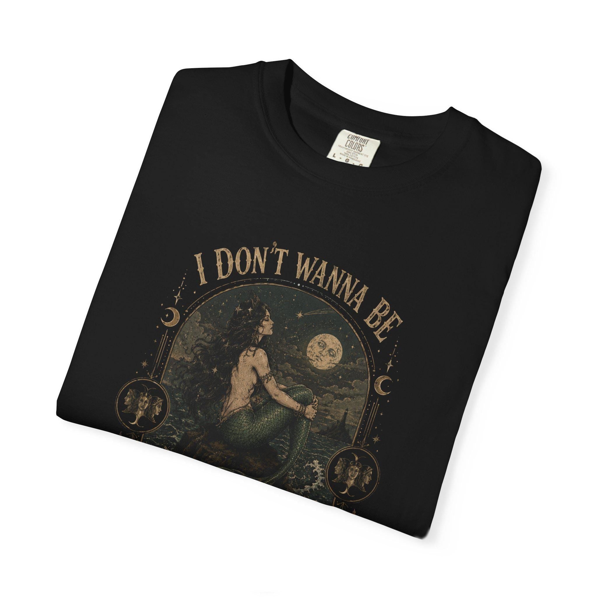 Siren Don'T Wanna Where People Antisocial Mermaid Vintage Mermaid Mystical Dark Fantasy Coastal Gothic (3)