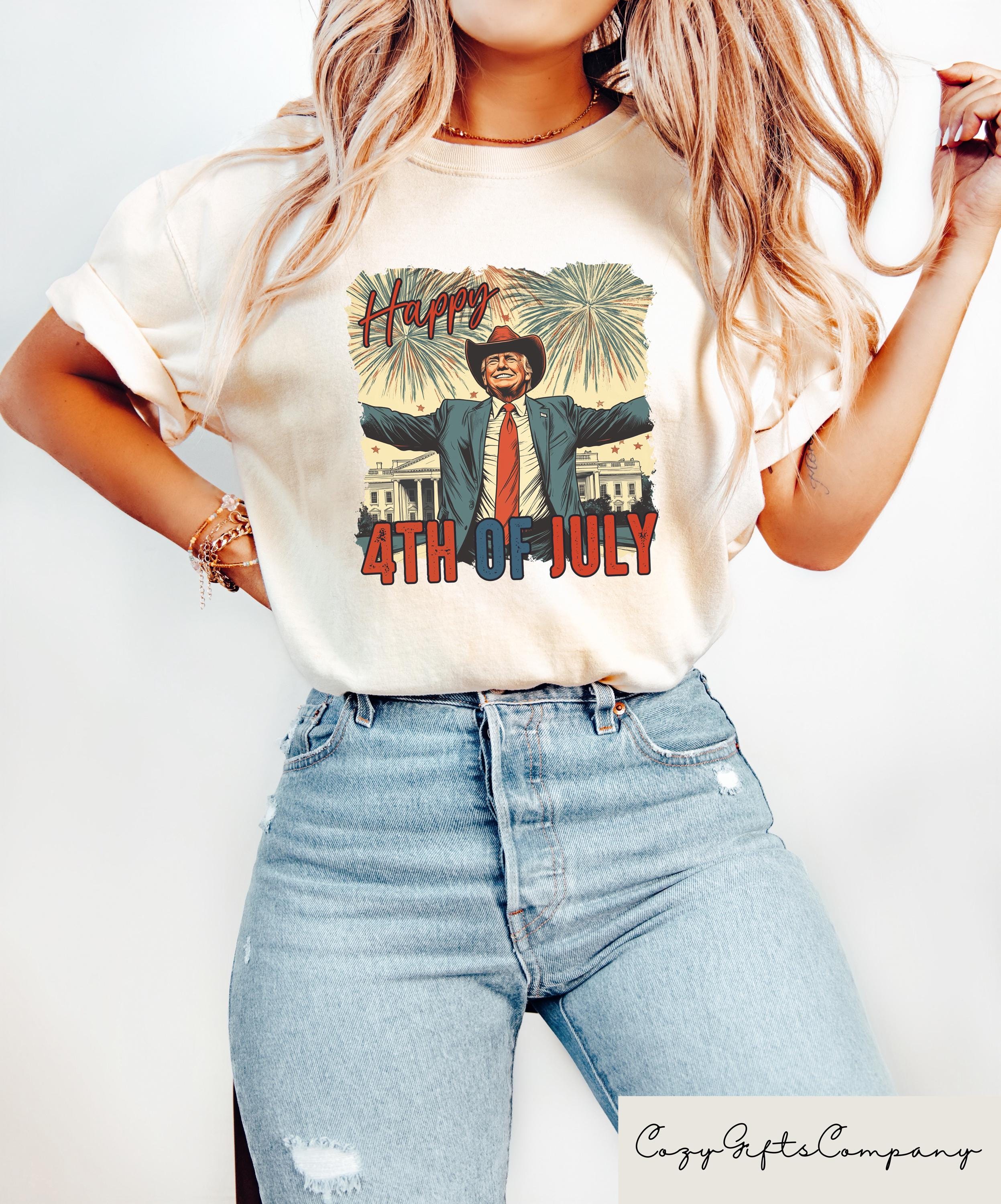 Happy 4th July Trump Independence Day Trump Fourth July Tee Patriotic Independence Day (1)