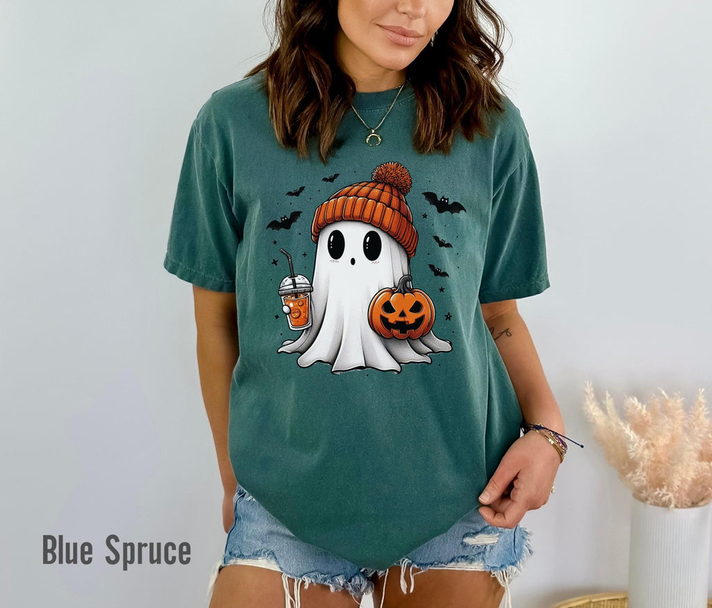 Halloween Ghost Comfort Colors Ghos Halloween Fall Spooky Season Halloween (1)