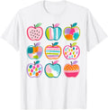 Preppy Art Apples Back School Teacher Student Apple Unisex T-shirt, Sweatshirt, Hoodie (1)