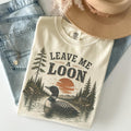Leave Loon Bird Lover Minimalist Nature Outdoor Loon Unisex T-shirt, Sweatshirt, Hoodie (1)