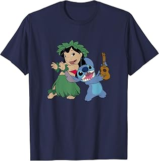 Lilo Stitch Hawaiian Tropical Hula Lessons Duo Unisex T-shirt, Sweatshirt, Hoodie (1)