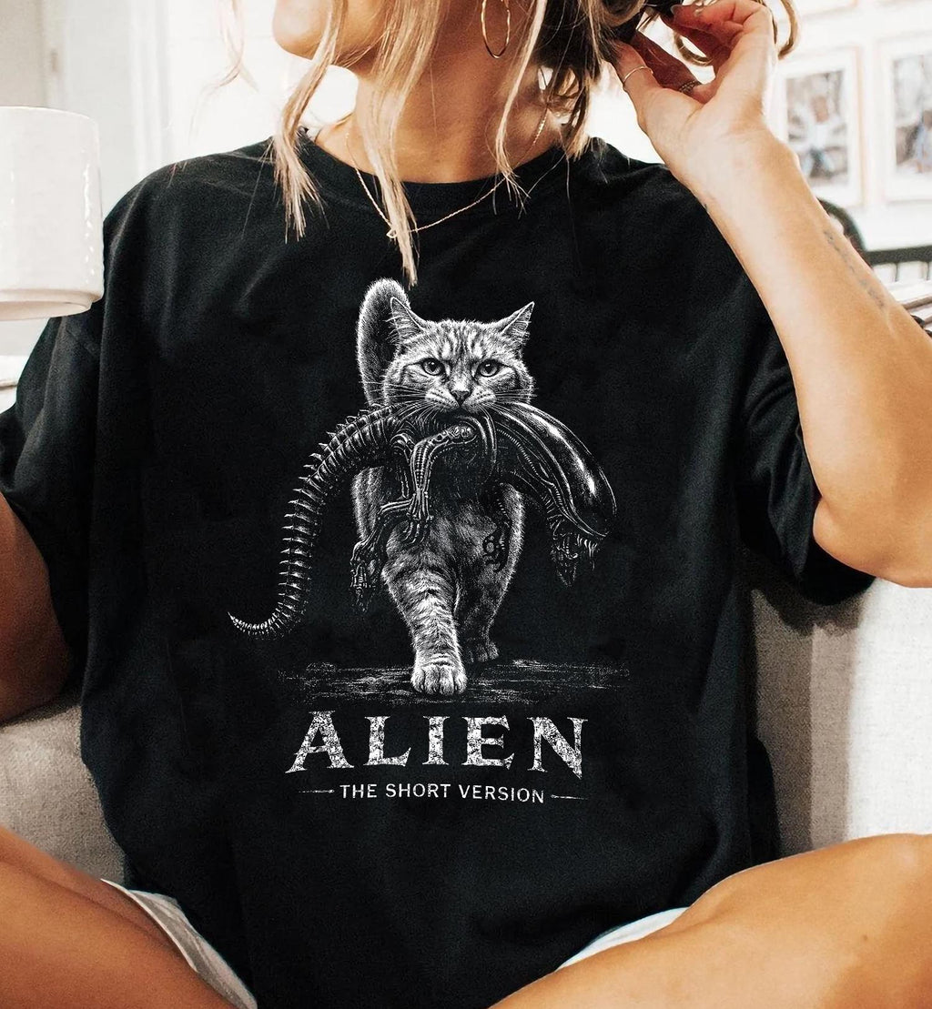 Alien Short Version Ca Sci-Fi Horror Parody Unisex T-shirt, Sweatshirt, Hoodie (3)