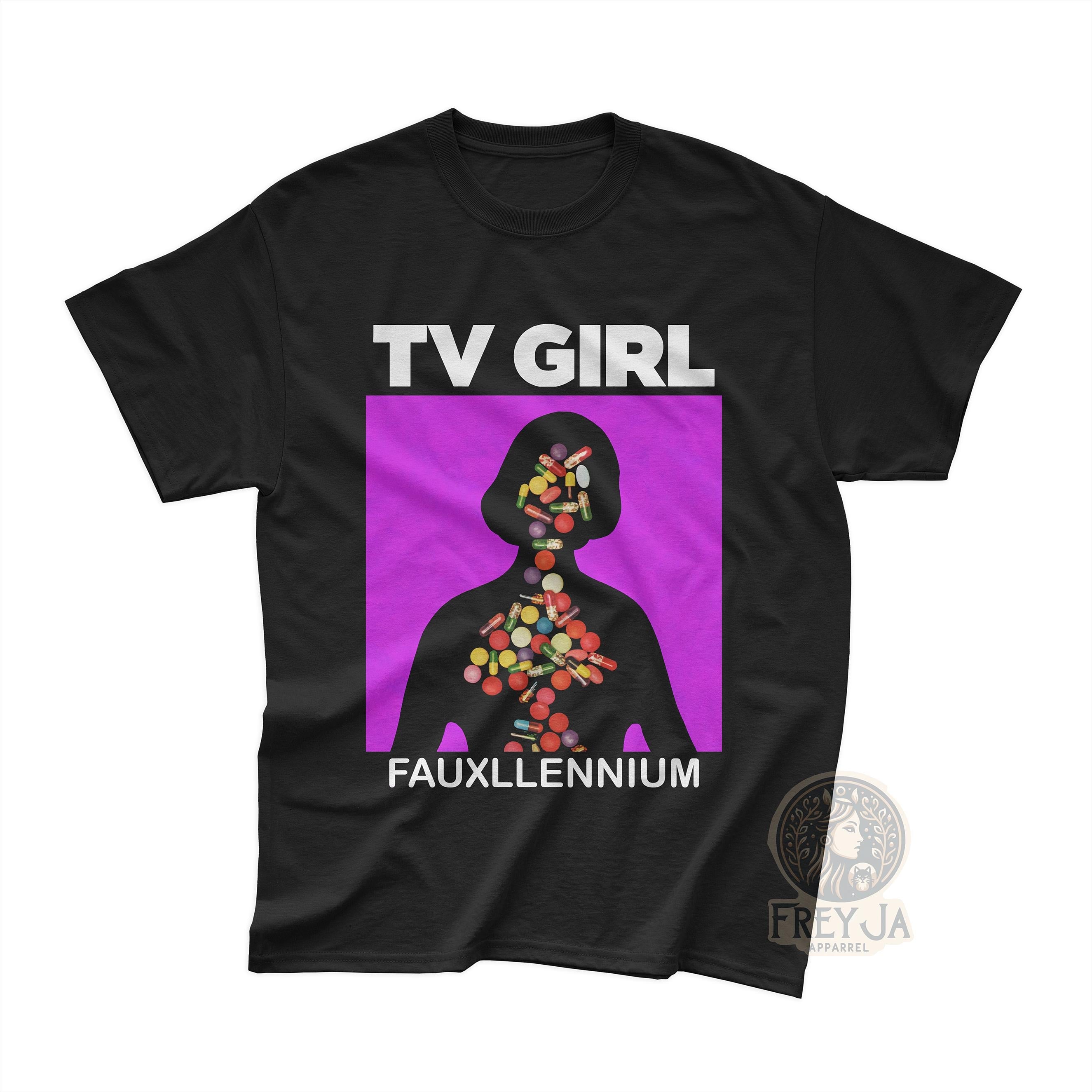 Tv Girl Music Band Merch Indie Music Fauxllennium Album Tee French Exi (1)