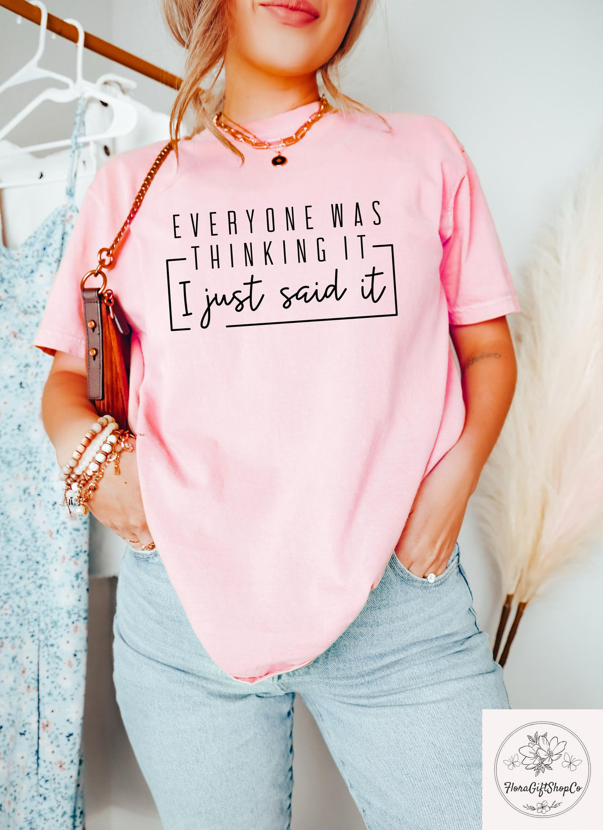 Quote Everyone Thinking Said Sarcastic Sarcastic Humor Tee (2)