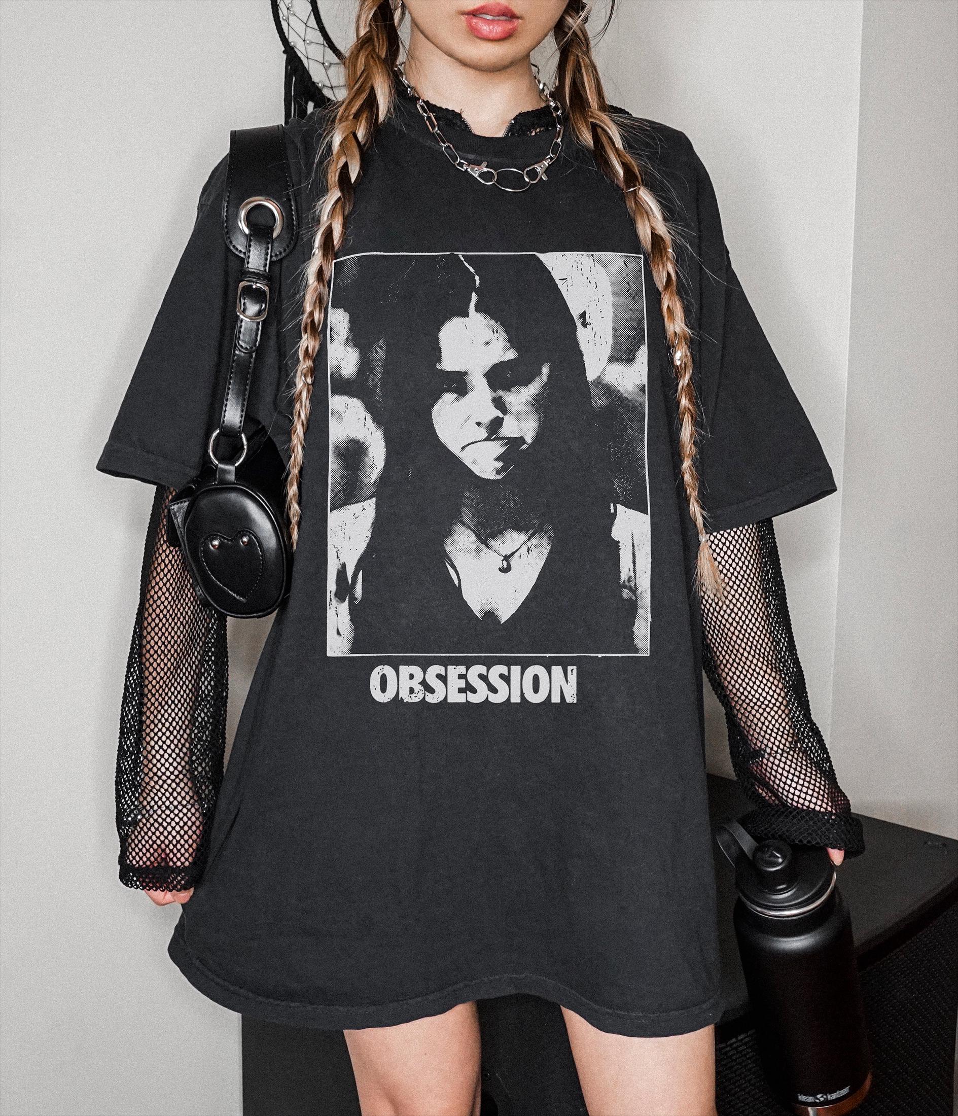 Vintage Obsession Frowning Nikki Gothic Horror Tee Unisex T-shirt, Sweatshirt, Hoodie (1)
