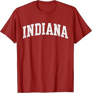 Indiana State Pride Distressed Indiana 80s 90s Vintage Unisex T-shirt, Sweatshirt, Hoodie (1)