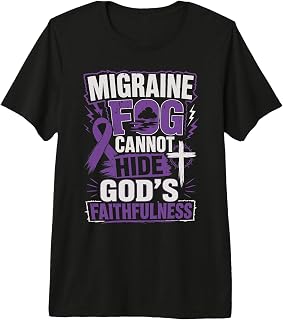 Migraine Awareness Christian Jesus Christ Headache Tri-Blend (1)