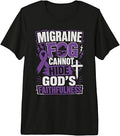 Migraine Awareness Christian Jesus Christ Headache Tri-Blend (1)